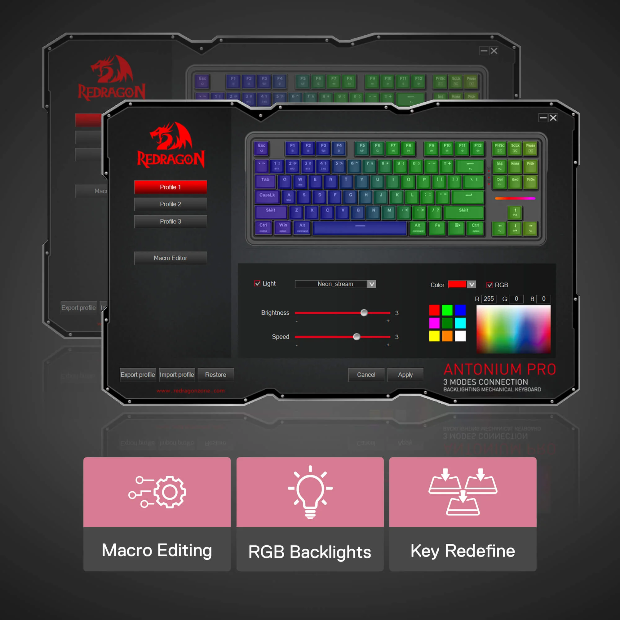 ANTONIUM K728 PRO (Side Printed PBT Keycaps) - Image 10