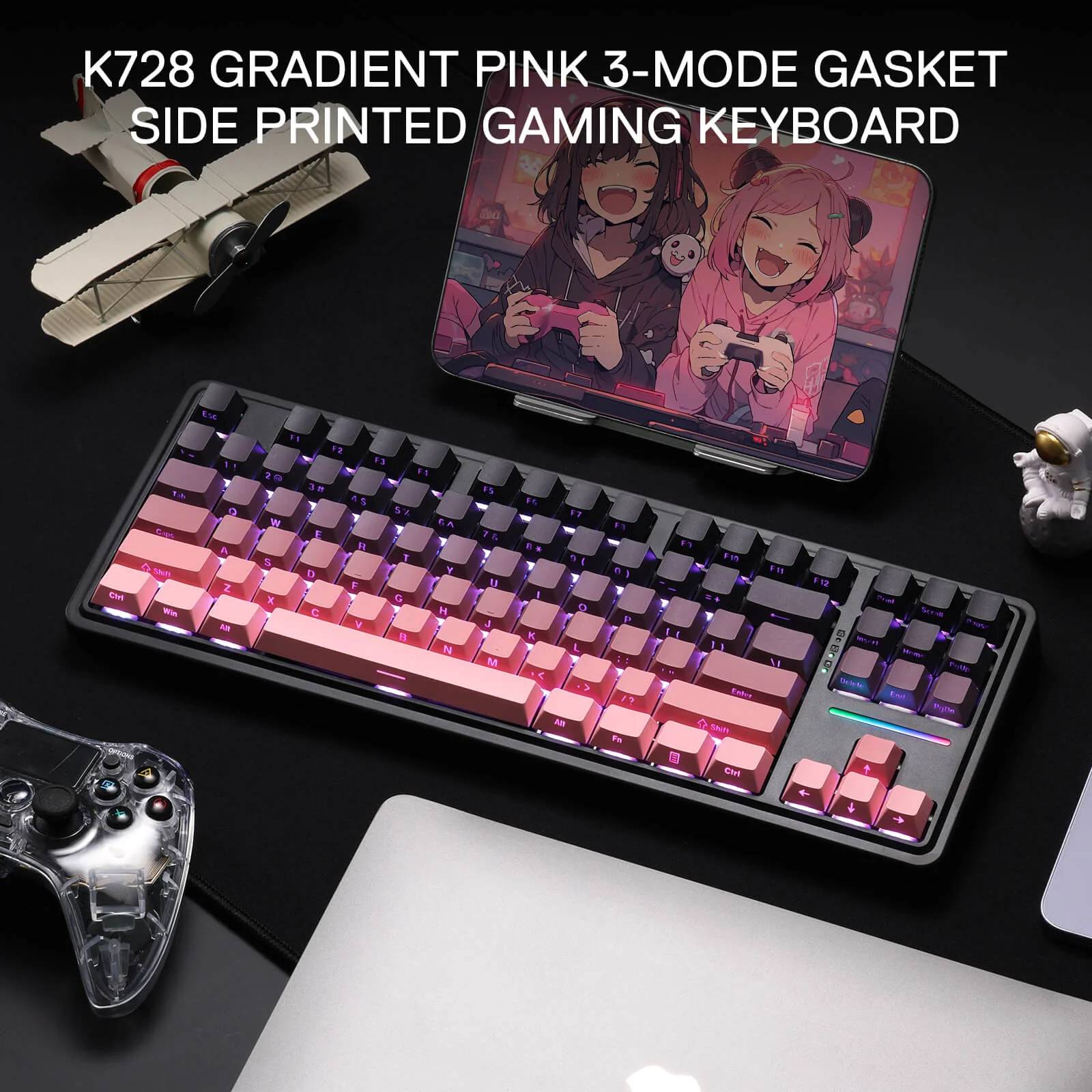 ANTONIUM K728 PRO (Side Printed PBT Keycaps) - Image 7