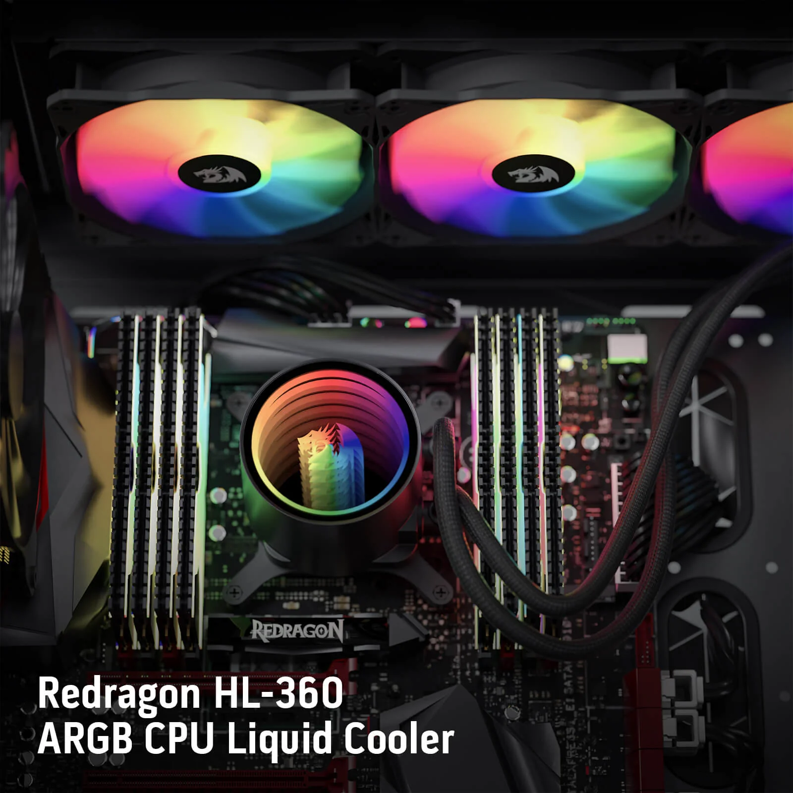 ARGB All-in-one AIO Liquid CPU Cooler - Image 7