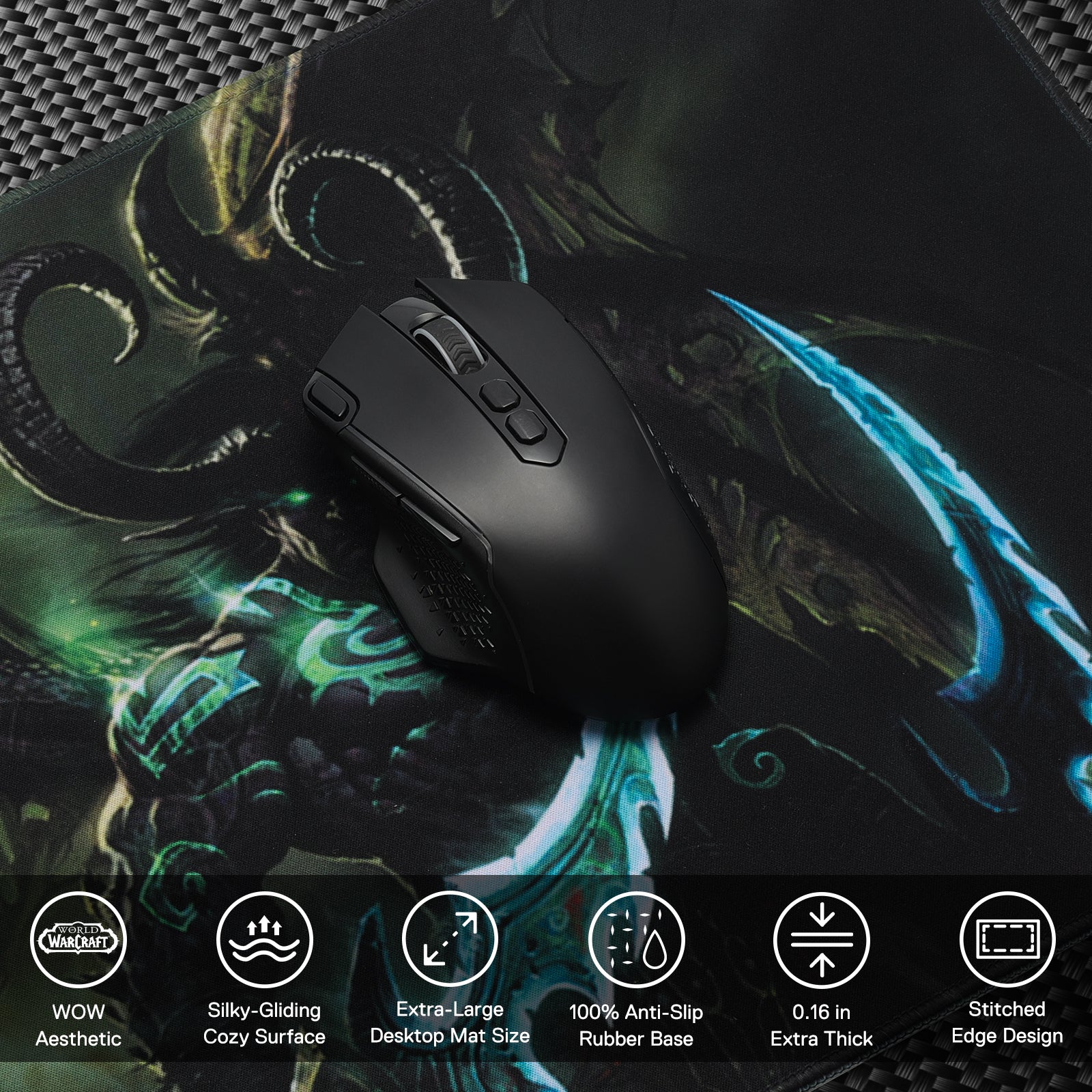 World of Warcraft XXL Gaming Mouse Pad/Desk Mat - Image 22