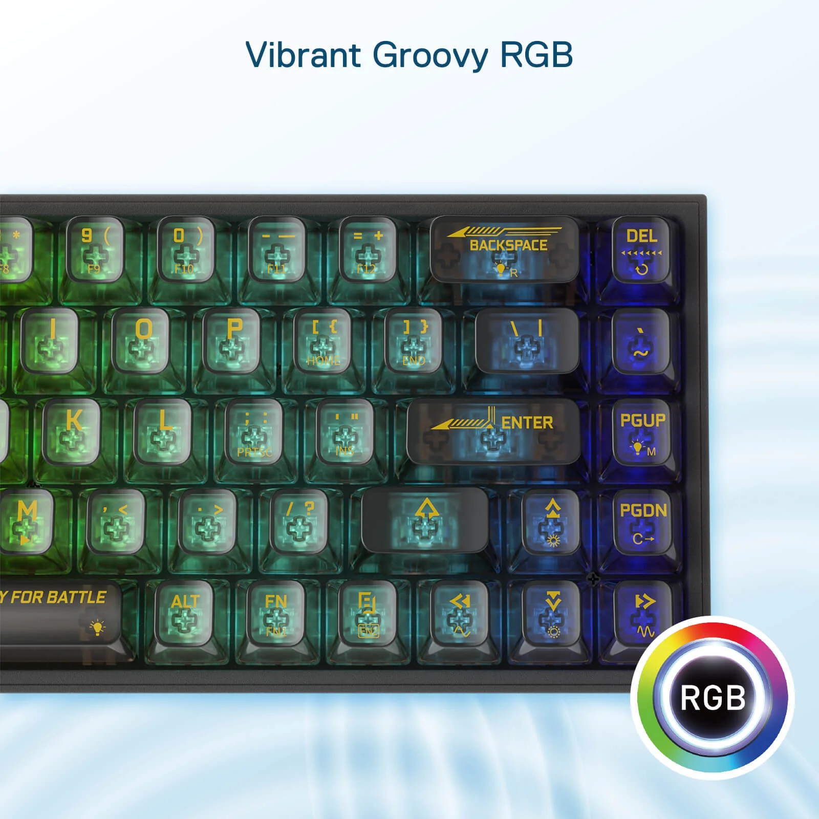 CASTOR K631 PRO Full-Transparent Mechanical Keyboard - Image 8