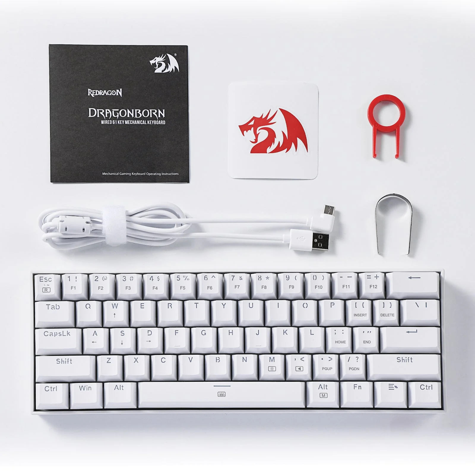 (Open-box) DRAGONBORN K630 Wired 60% Keyboard - Image 13