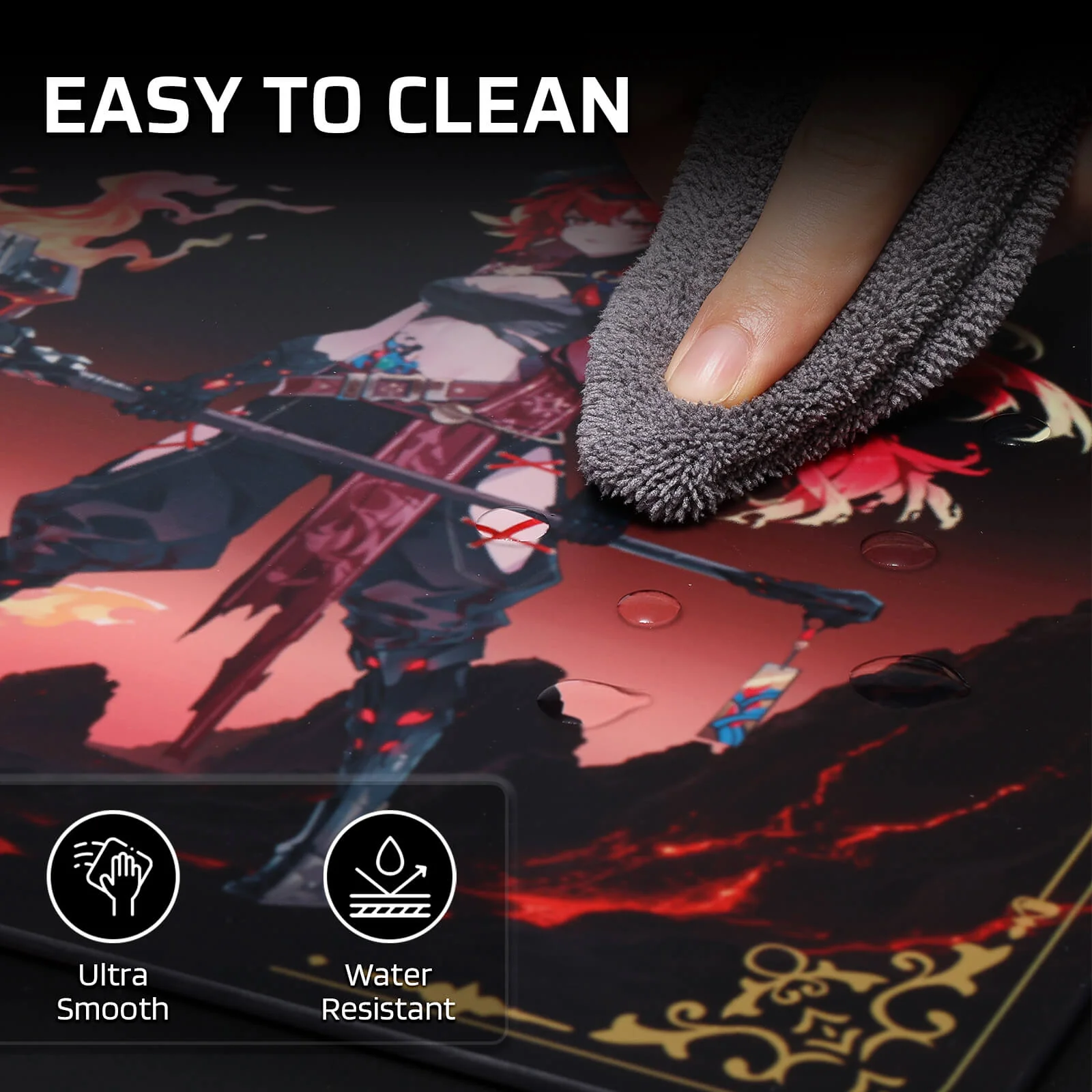 Drake Oath Glass Mouse Pad - Image 11