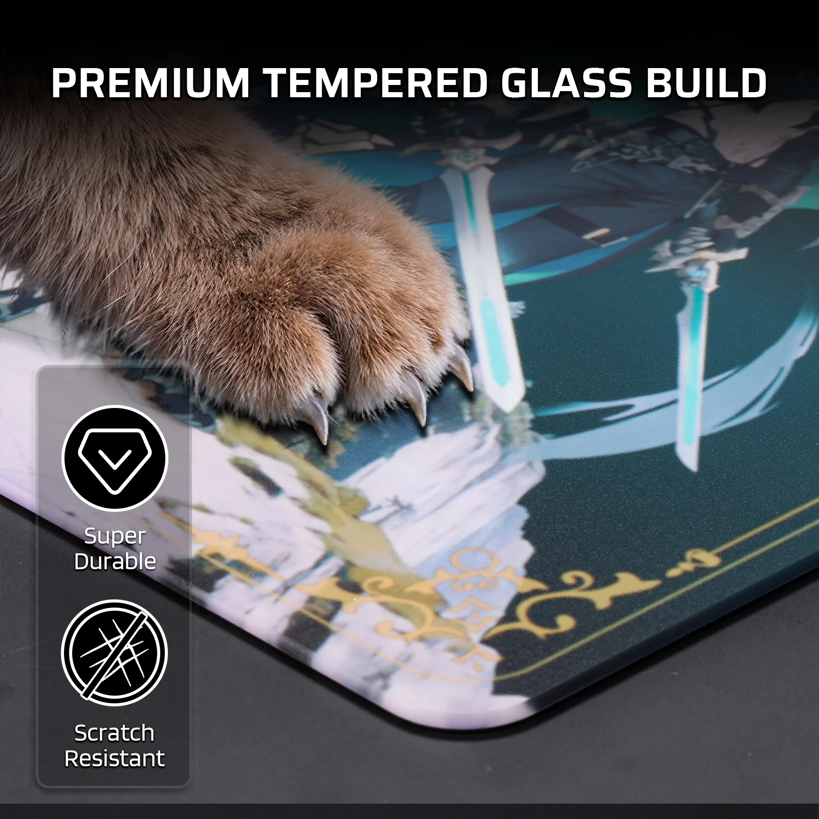 Drake Oath Glass Mouse Pad - Image 16