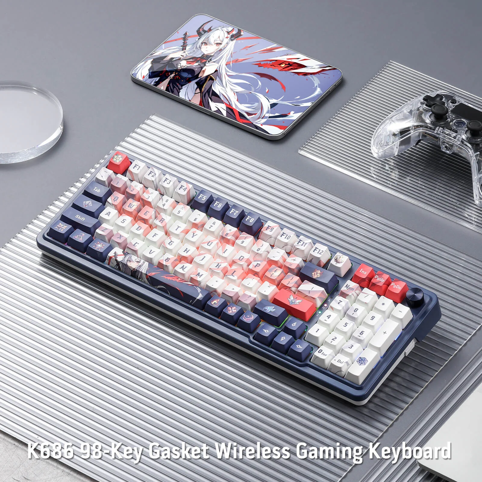 EISA K686 PRO SE Keyboard & K1NG M916 PRO (1K Hz) Mouse Anime Combo - Image 3