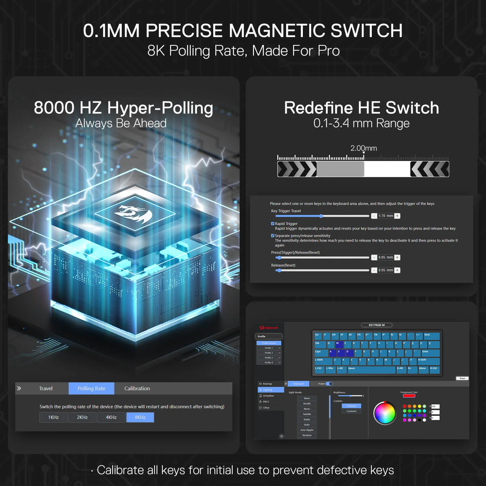 FIZZ K617 Black (Magnetic Hall Effect Keyboard) - Image 6