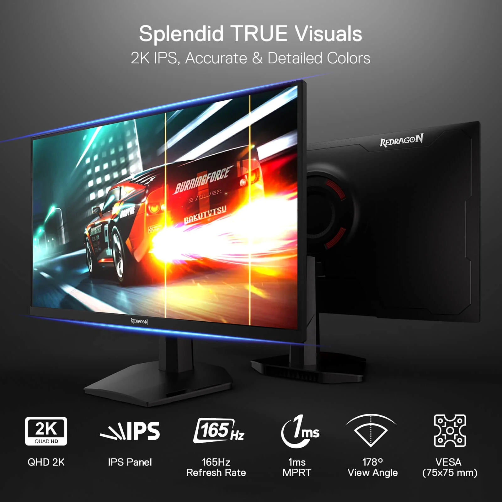OPAL 27" 144hz/165HZ Flat Gaming Monitor - Image 3