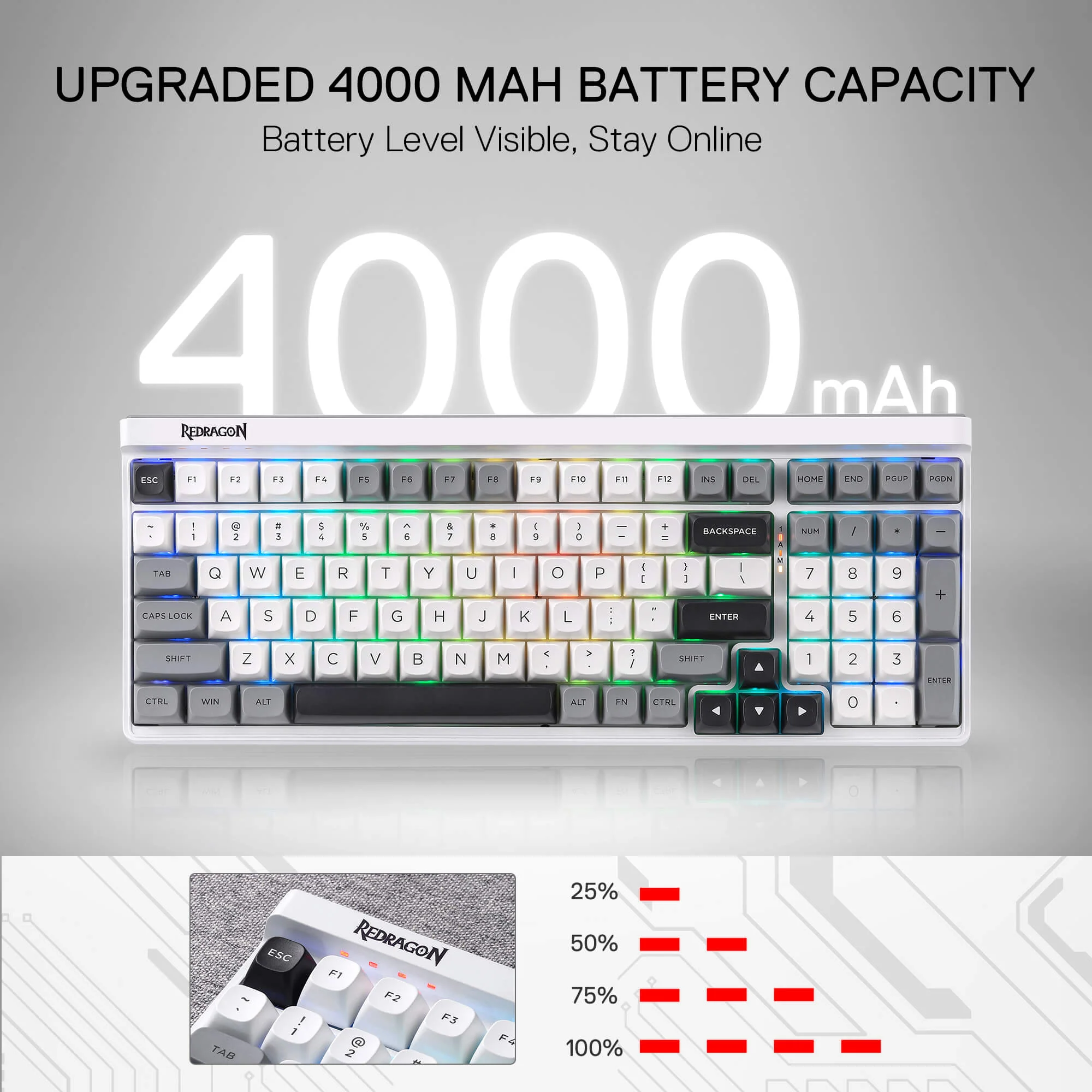 GAREN K656 PRO (MoonDust Gray) - Image 5