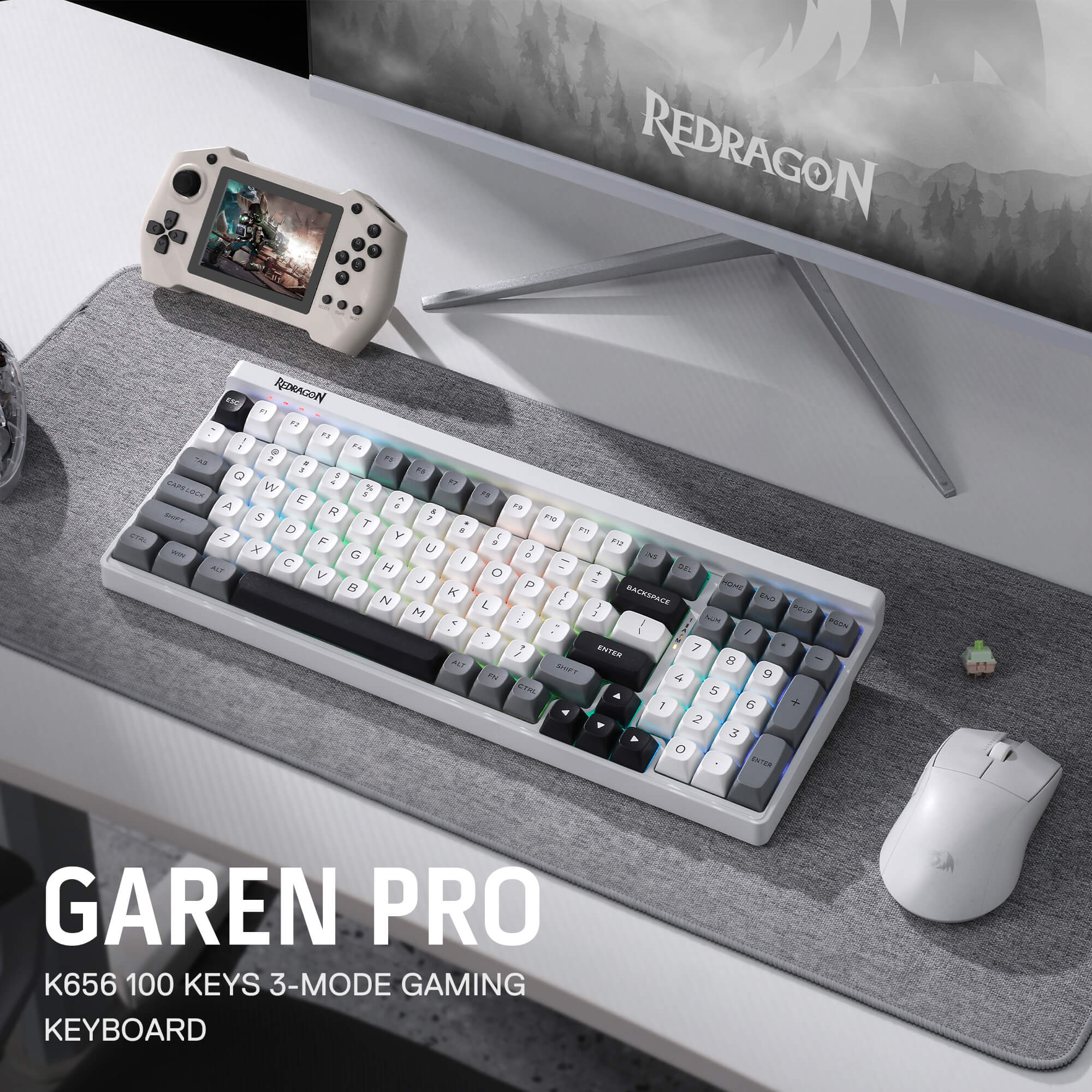 GAREN K656 PRO (MoonDust Gray) - Image 9