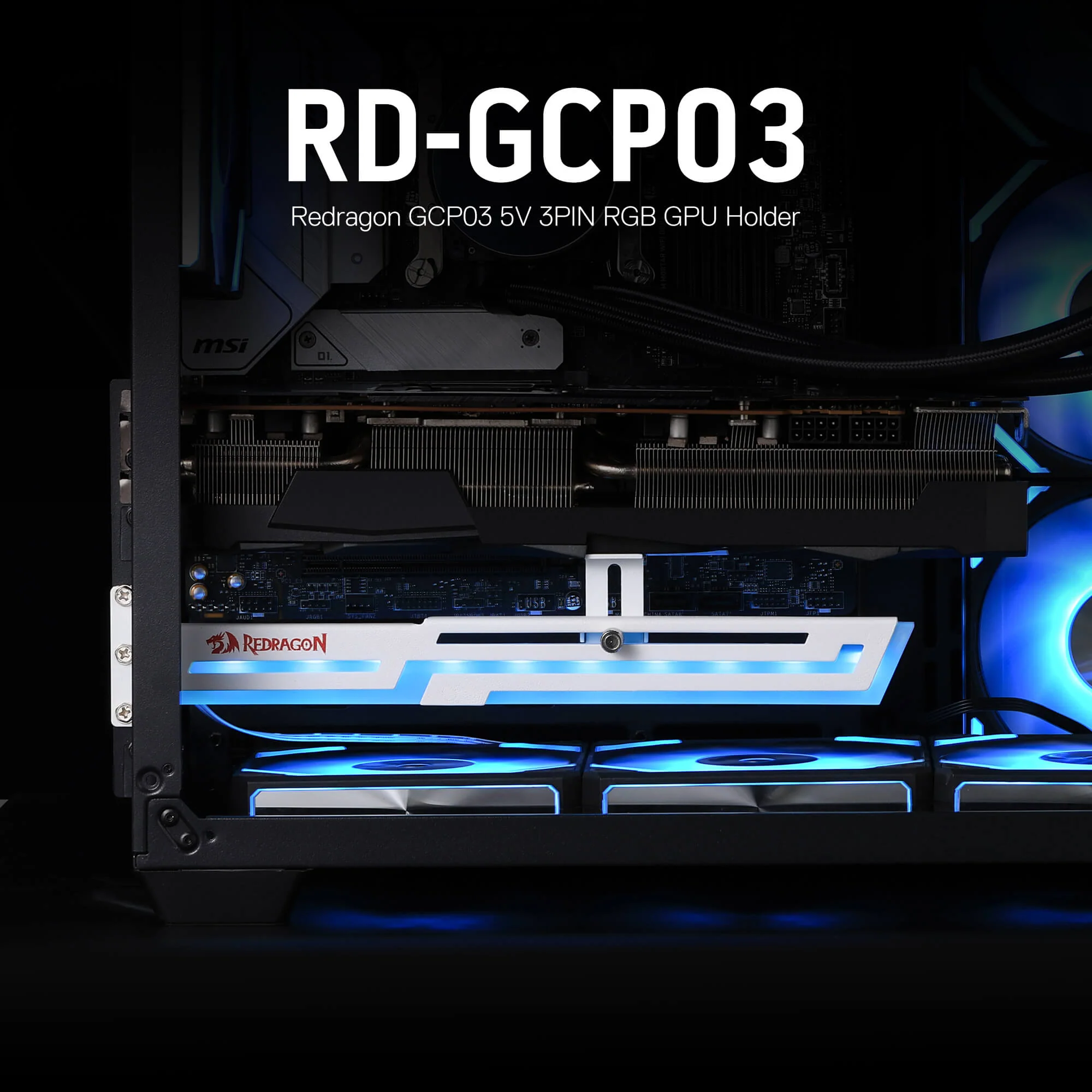 GCP03 ARGB GPU Support Bracket - Image 8