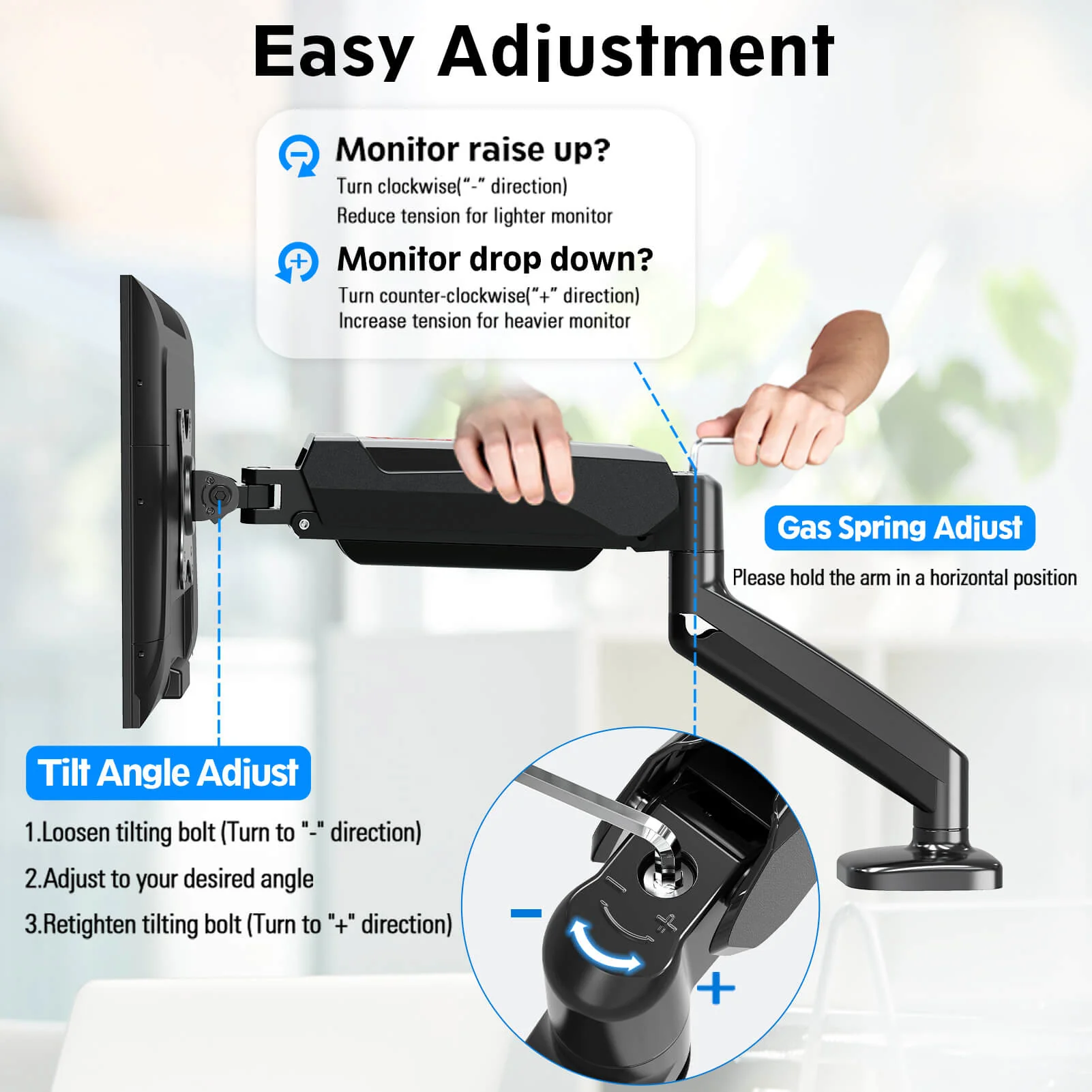 GMK914/GMK915 Monitor Mount Stand - Image 7