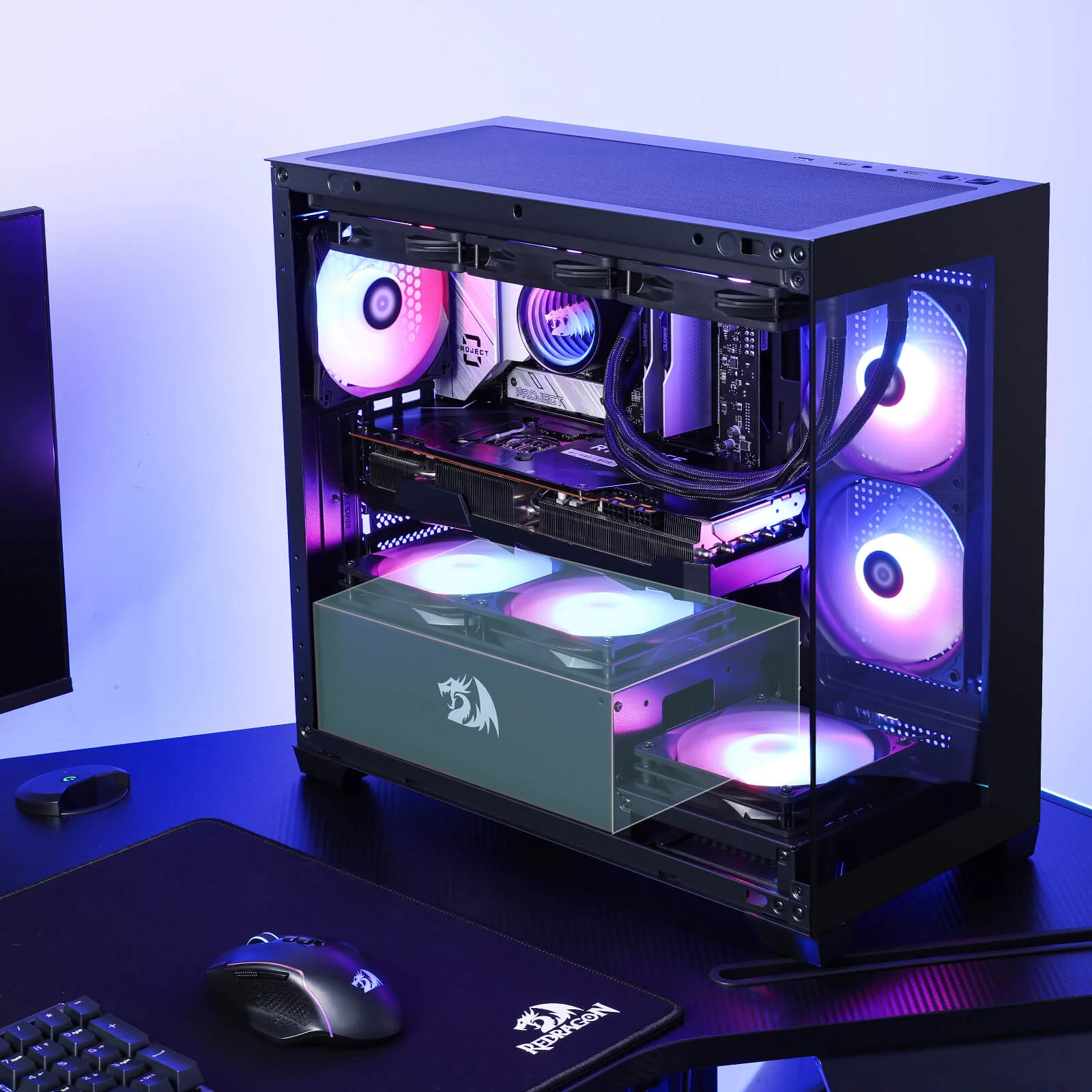 GRINDOR GC218M M-ATX Gaming PC Case - Image 11