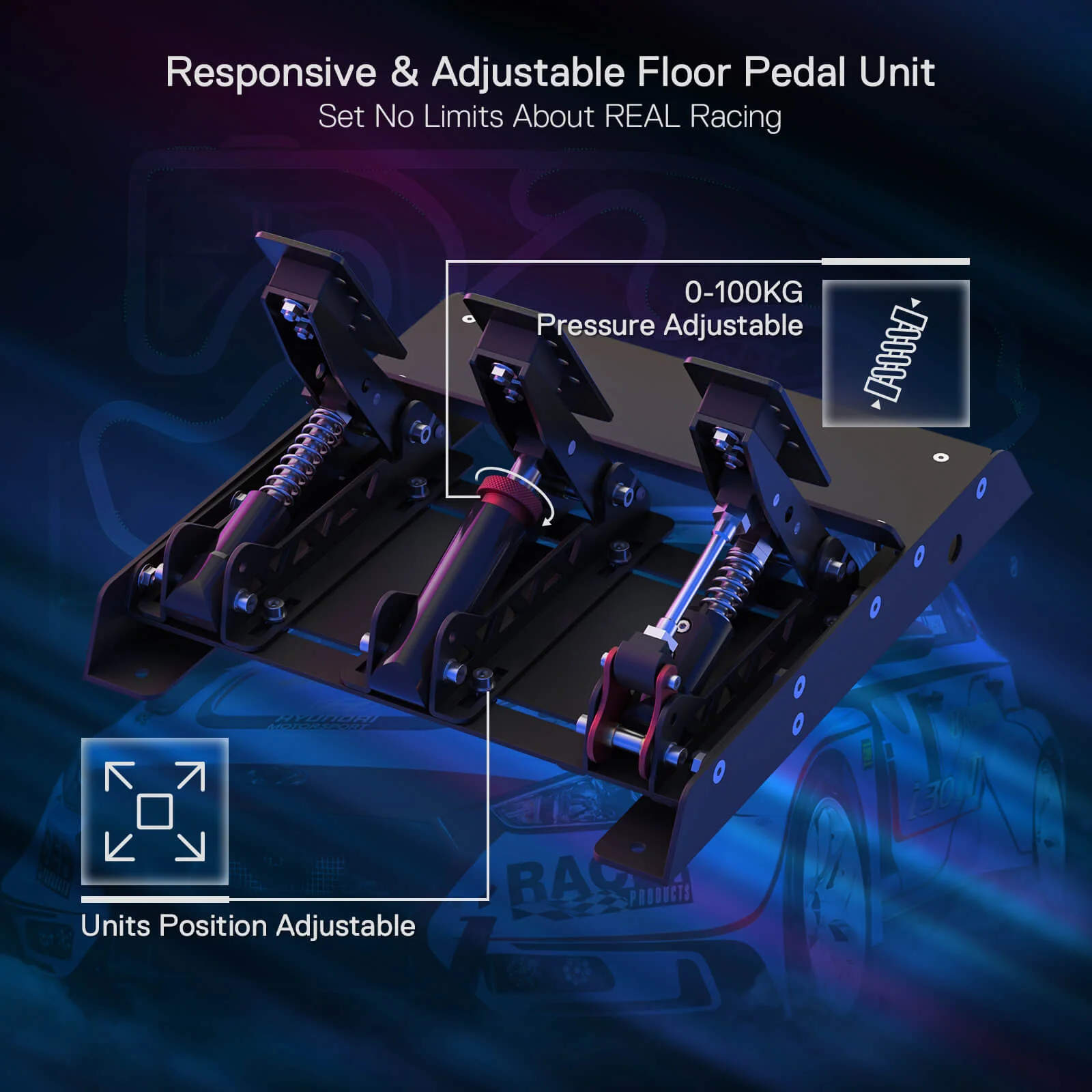 GT32 Racing Wheel & Pedals - Image 13