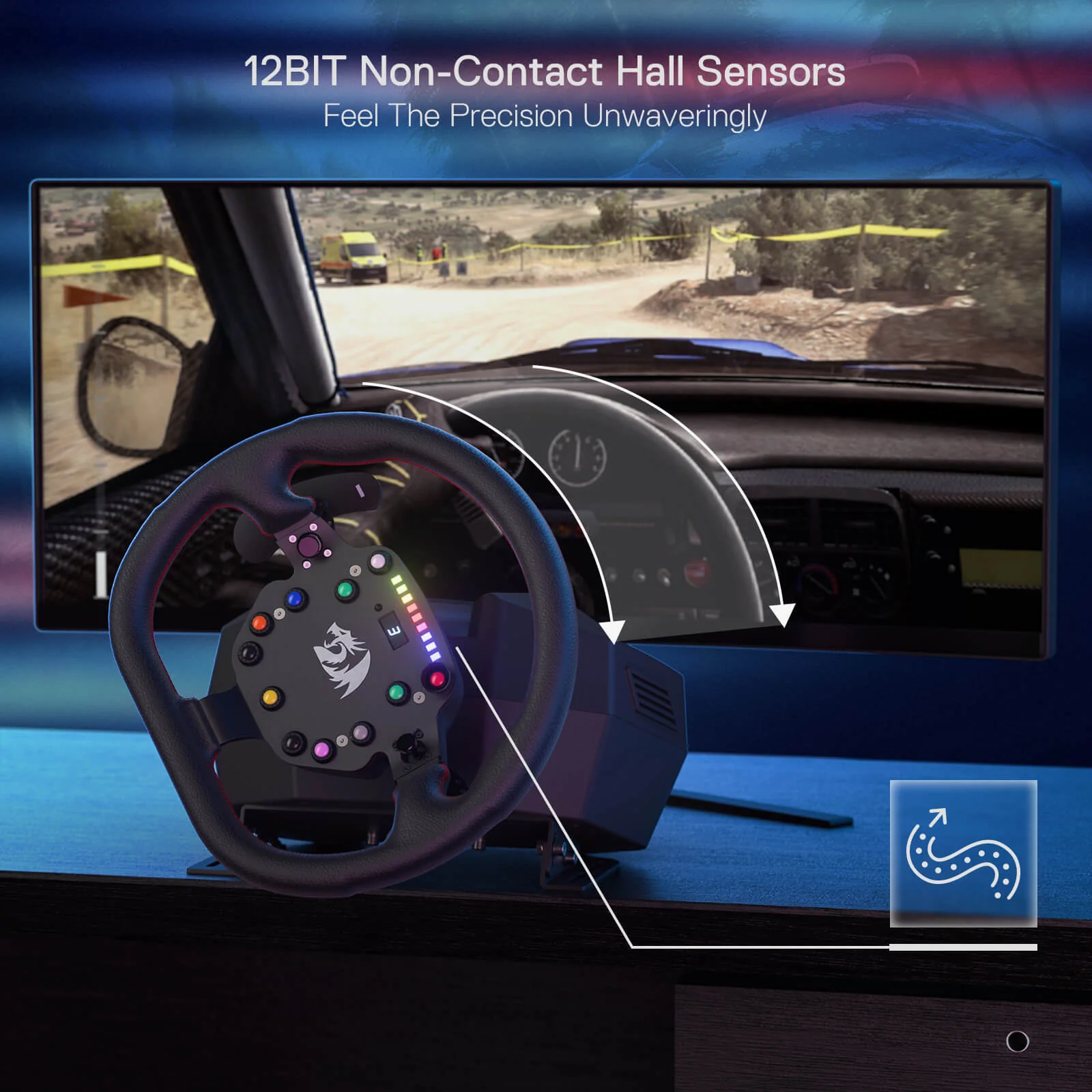 GT32 Racing Wheel & Pedals - Image 5