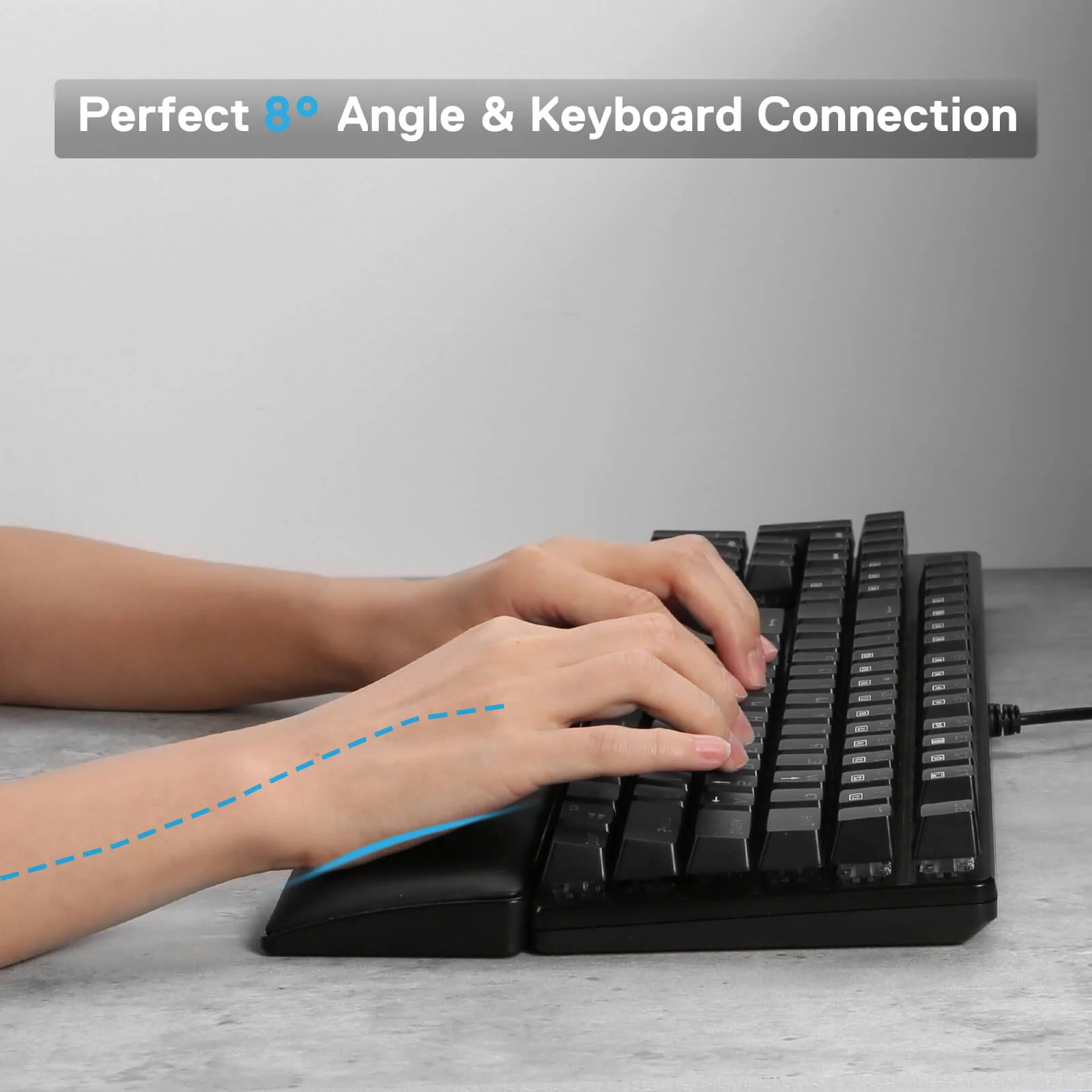 Meteor Computer Keyboard Wrist Rest Pad - Image 5