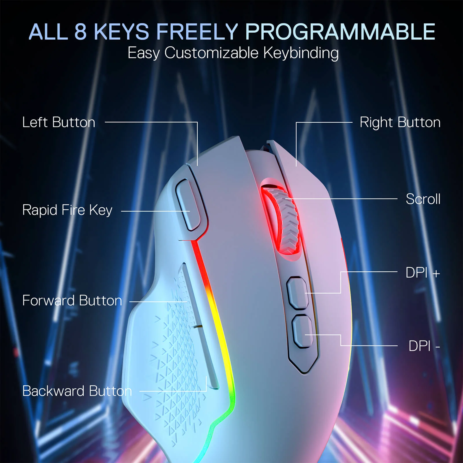 TAIPAN PRO M810 PRO Wireless Gaming Mouse - Image 34