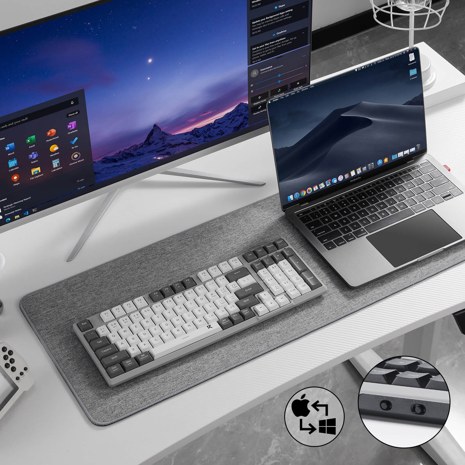 (Open-box) BK7114 Scissor Low-Profile Slim Wireless Keyboard - Image 12