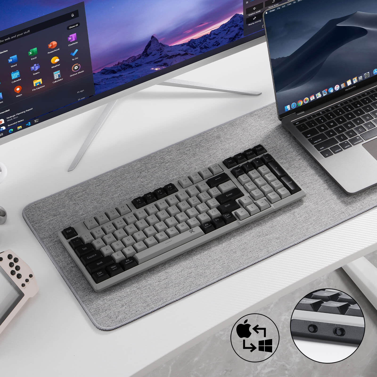 (Open-box) BK7114 Scissor Low-Profile Slim Wireless Keyboard - Image 8