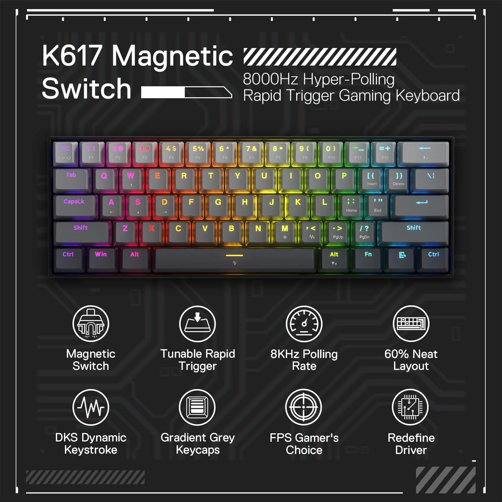 (Open-box) FIZZ K617 (Magnetic Switch Keyboard) - Image 3