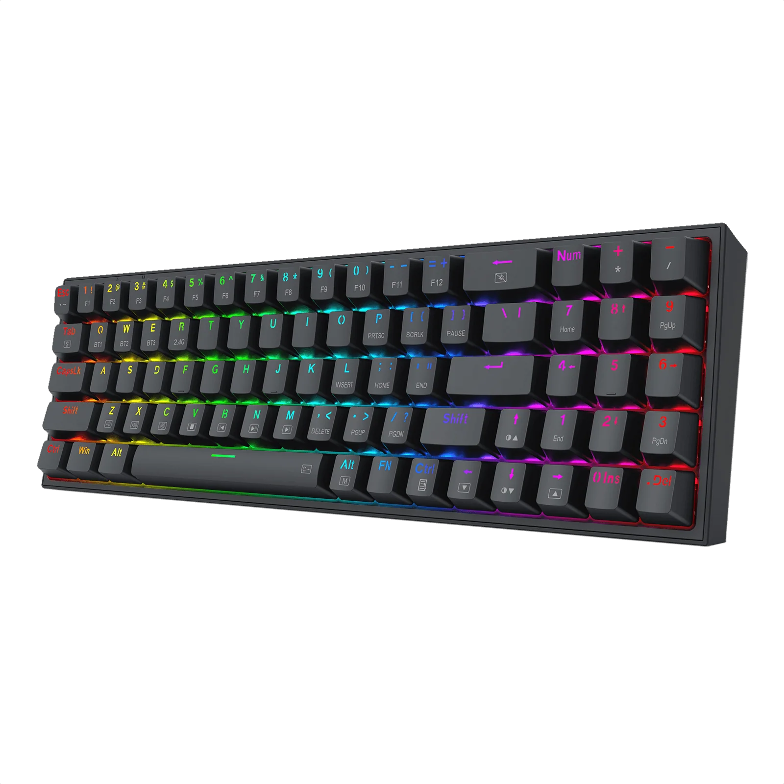 K628 75% Mechanical Gaming Keyboard M693 Gaming Mouse Tri-Modes Combo - Image 12
