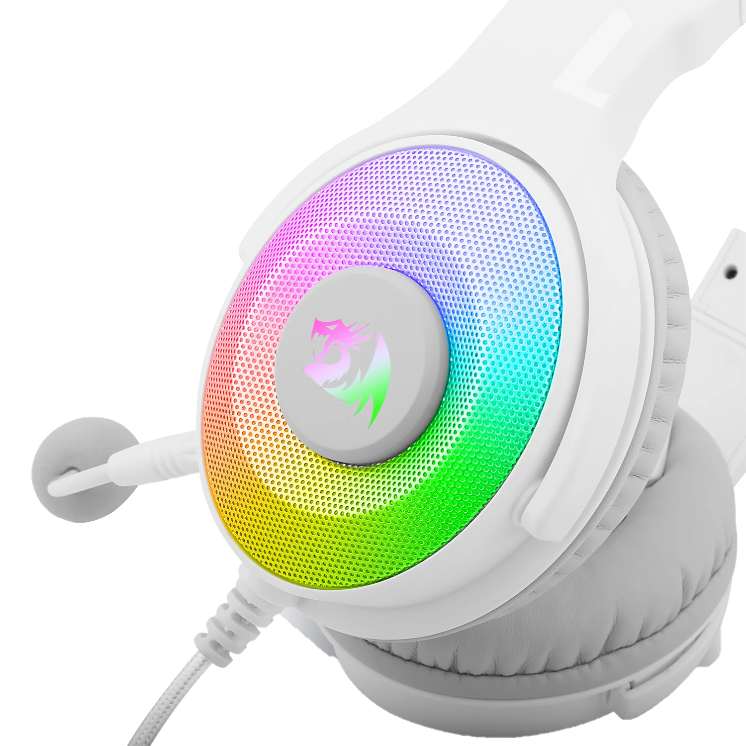 (Open-box) PANDORA H350 White RGB Headset - Image 5