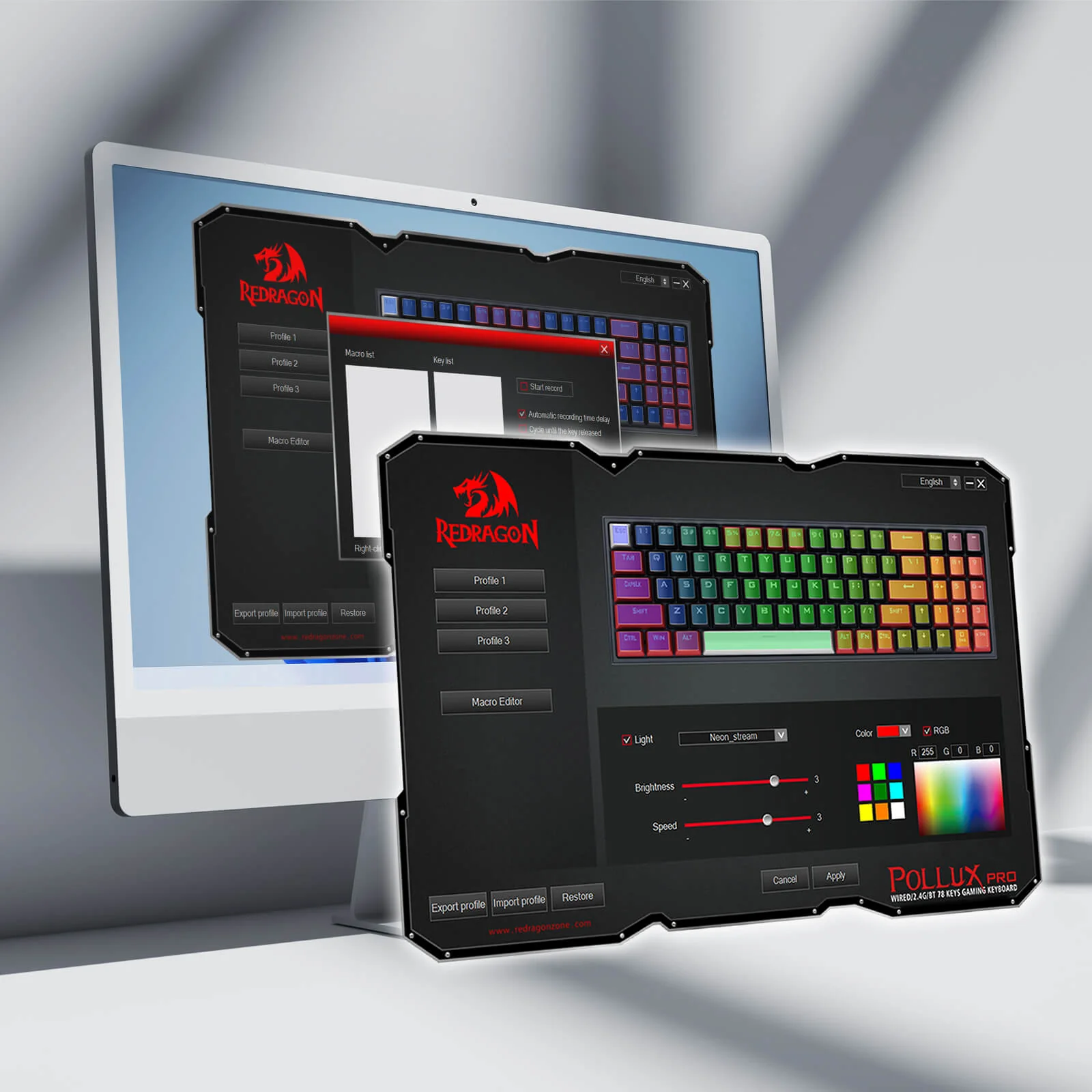 POLLUX K628 PRO SE 75% Full-Transparent Keyboard - Image 10