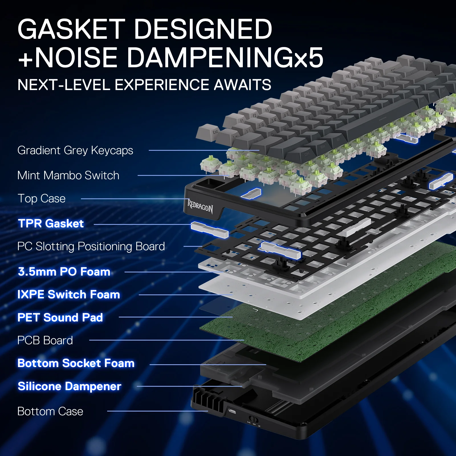 UCAL K673 PRO (Side Printed PBT Keycaps) - Image 8