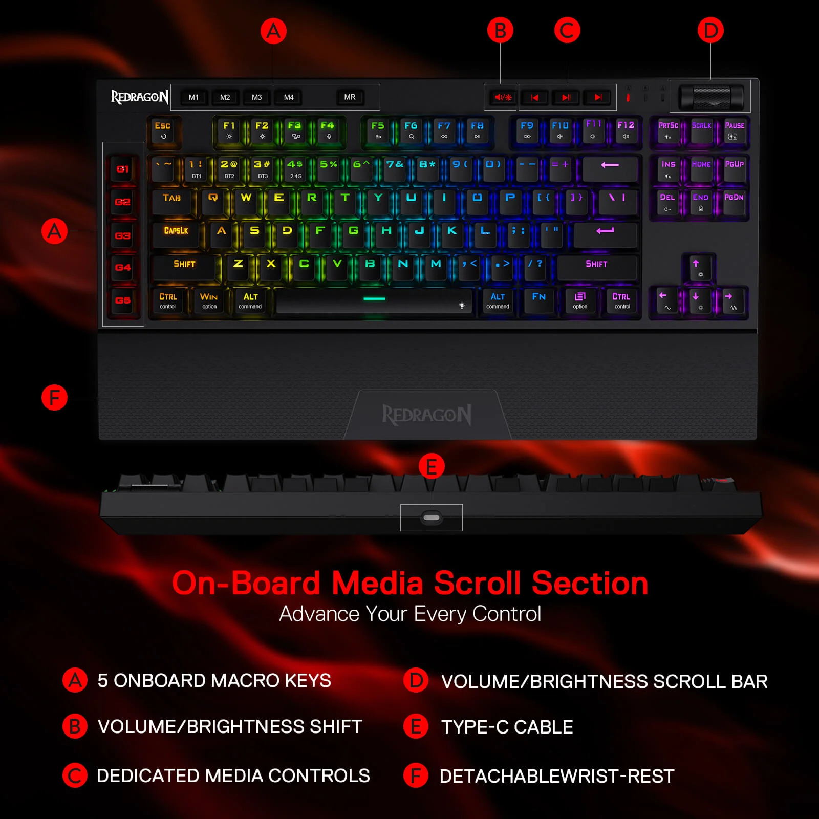 VISHNU K596 Pro Wireless Keyboard - Image 3