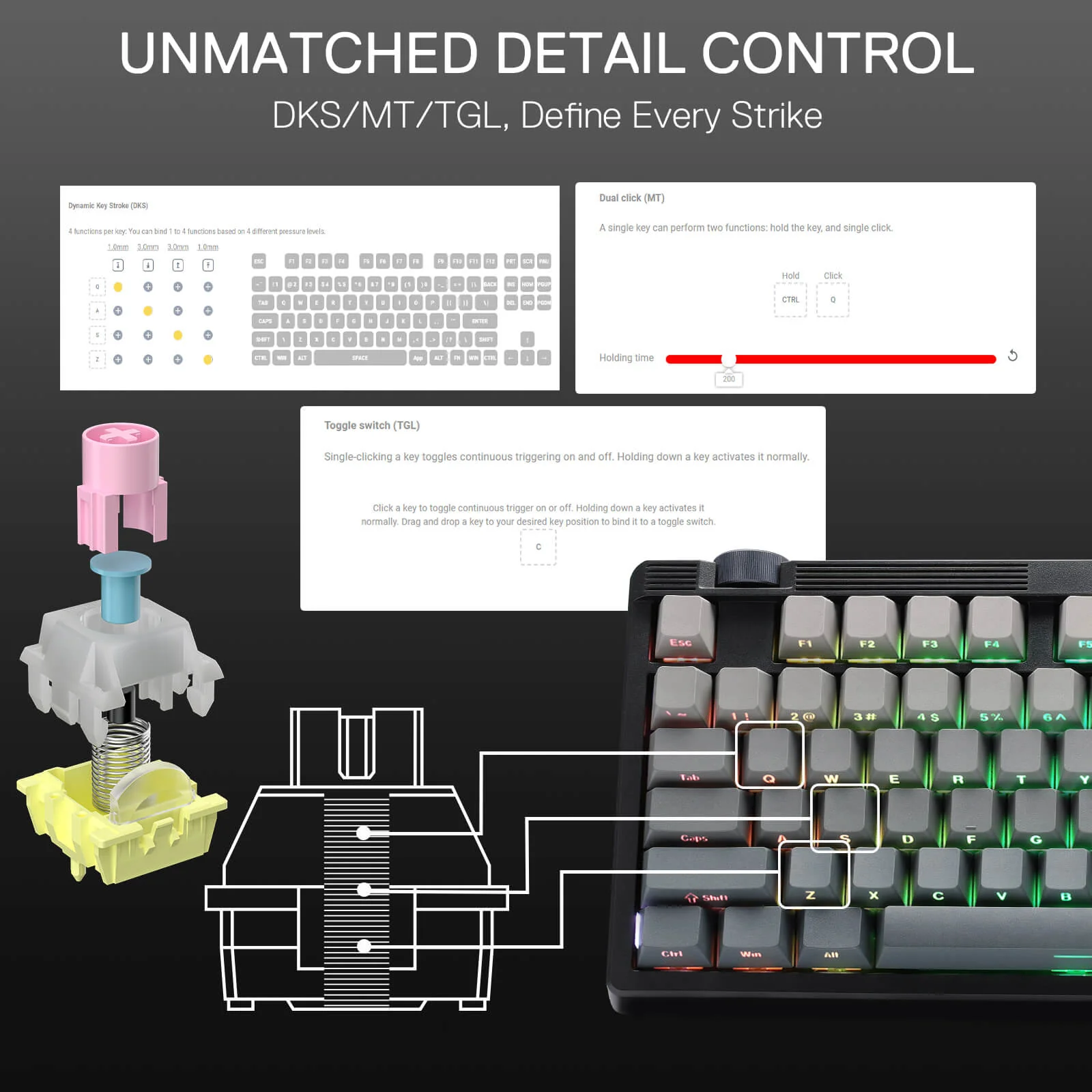 OTIIM K729 HE Rapid Trigger Gaming Keyboard - Image 6