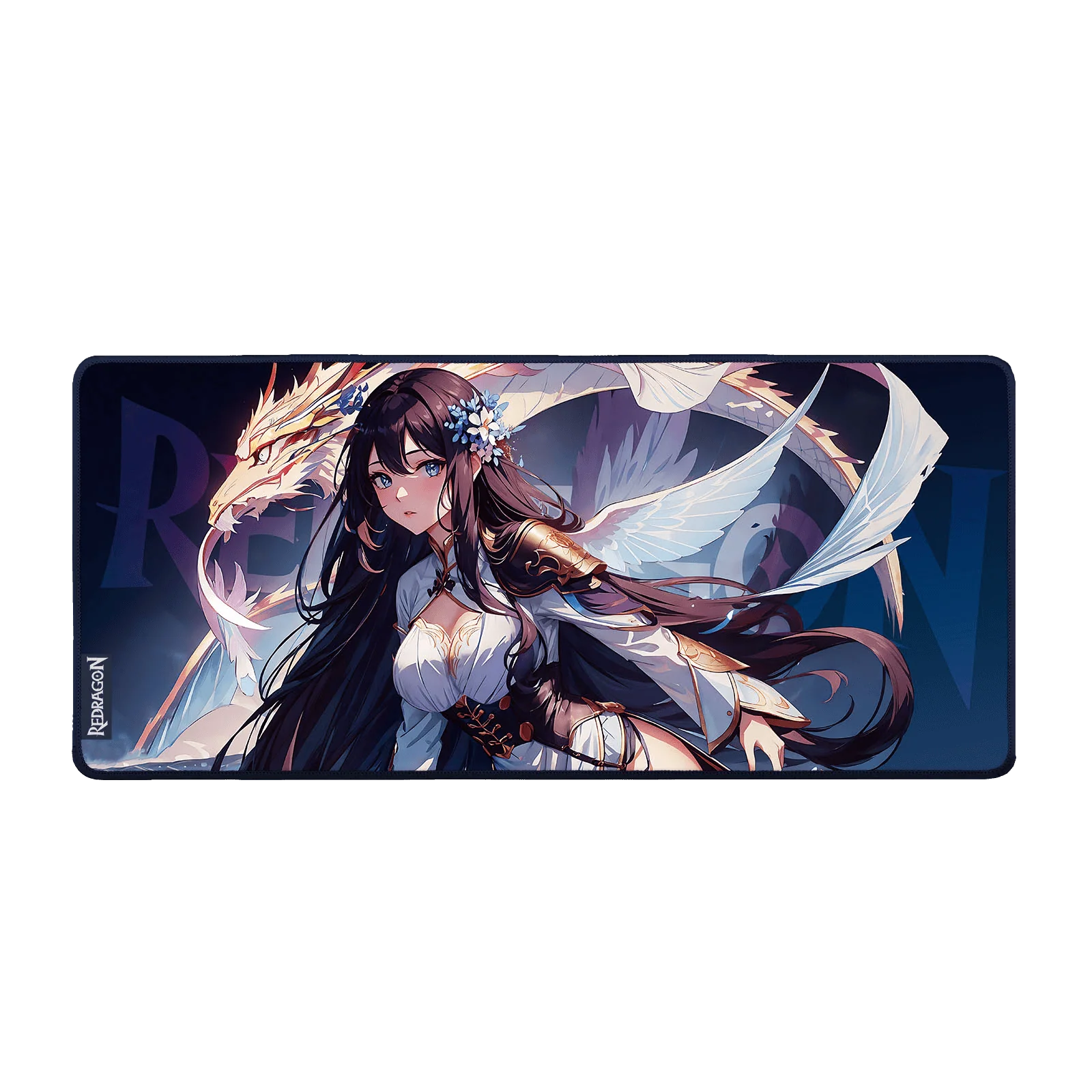 P046 Anime Blue Gaming Mouse Pad/Desk Mat - Image 11