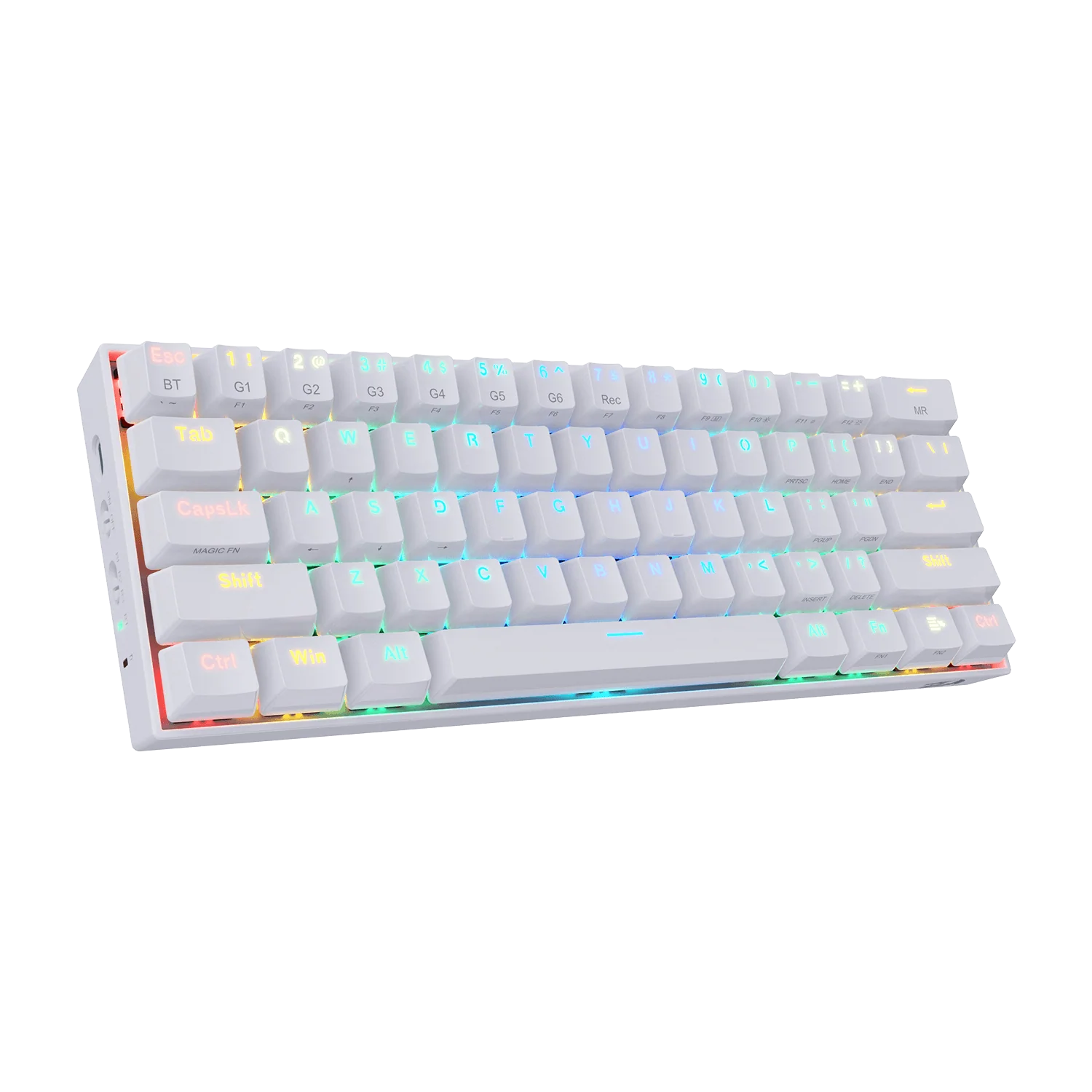 K530 PRO 60% RGB Black & White Wireless Mechanical Keyboard Bundle (Brown Switches) - Image 2