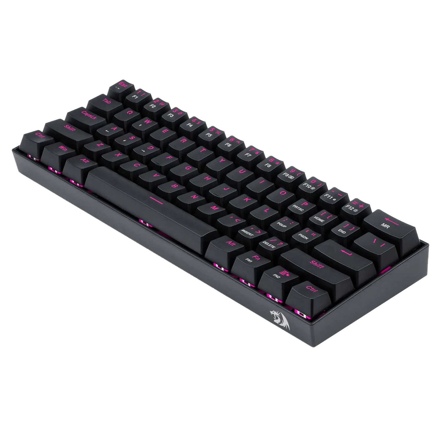 Redragon K630 60% Keyboard Pink LED Backlit - Image 8