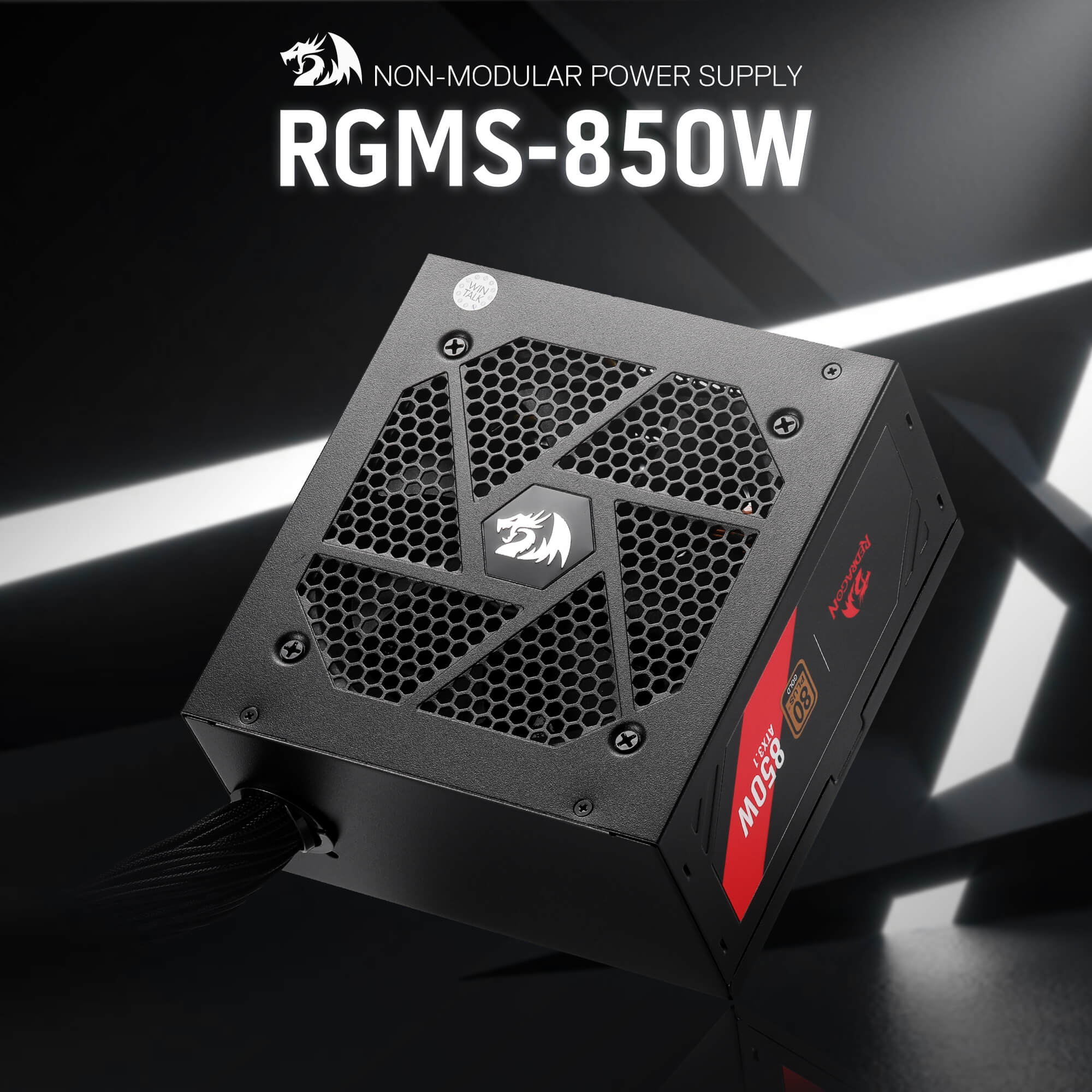 RGMS-850W PRO 80+ ATX 3.1 Gold 850 Watt Power Supply - Image 3