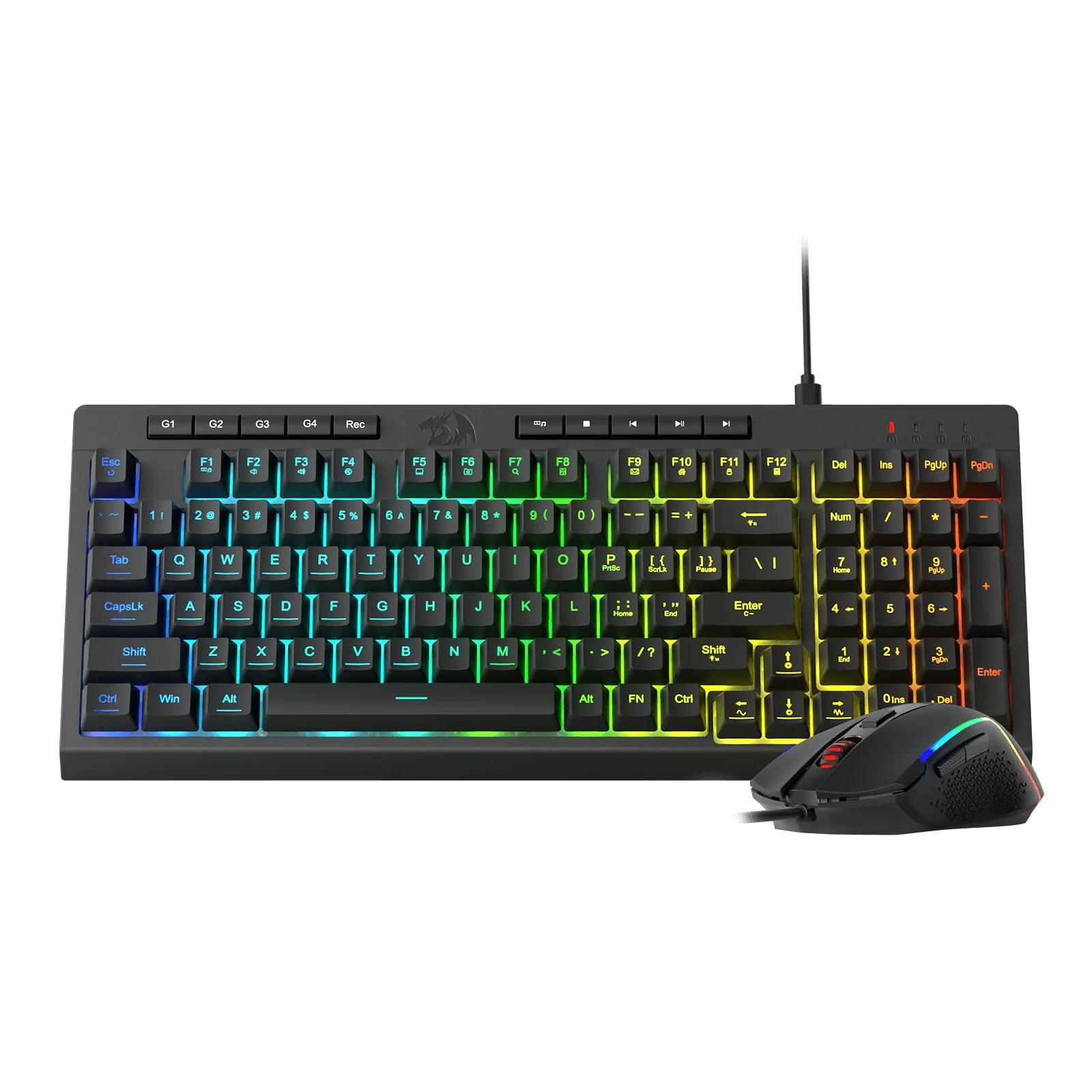 RYLO S141 Membrane Gaming Keyboard & Mouse Wired Combo - Image 9