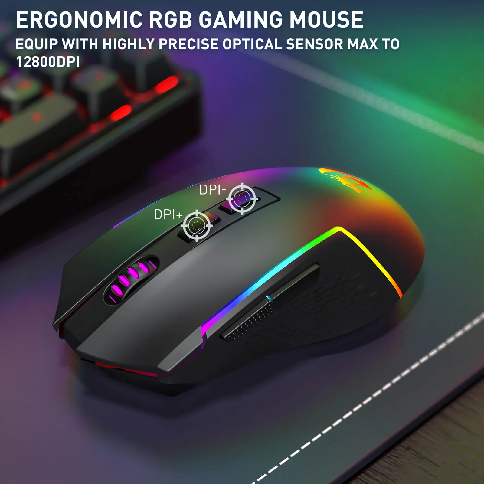 S163 3-Mode Wireless Gaming Keyboard & Mouse - Image 5