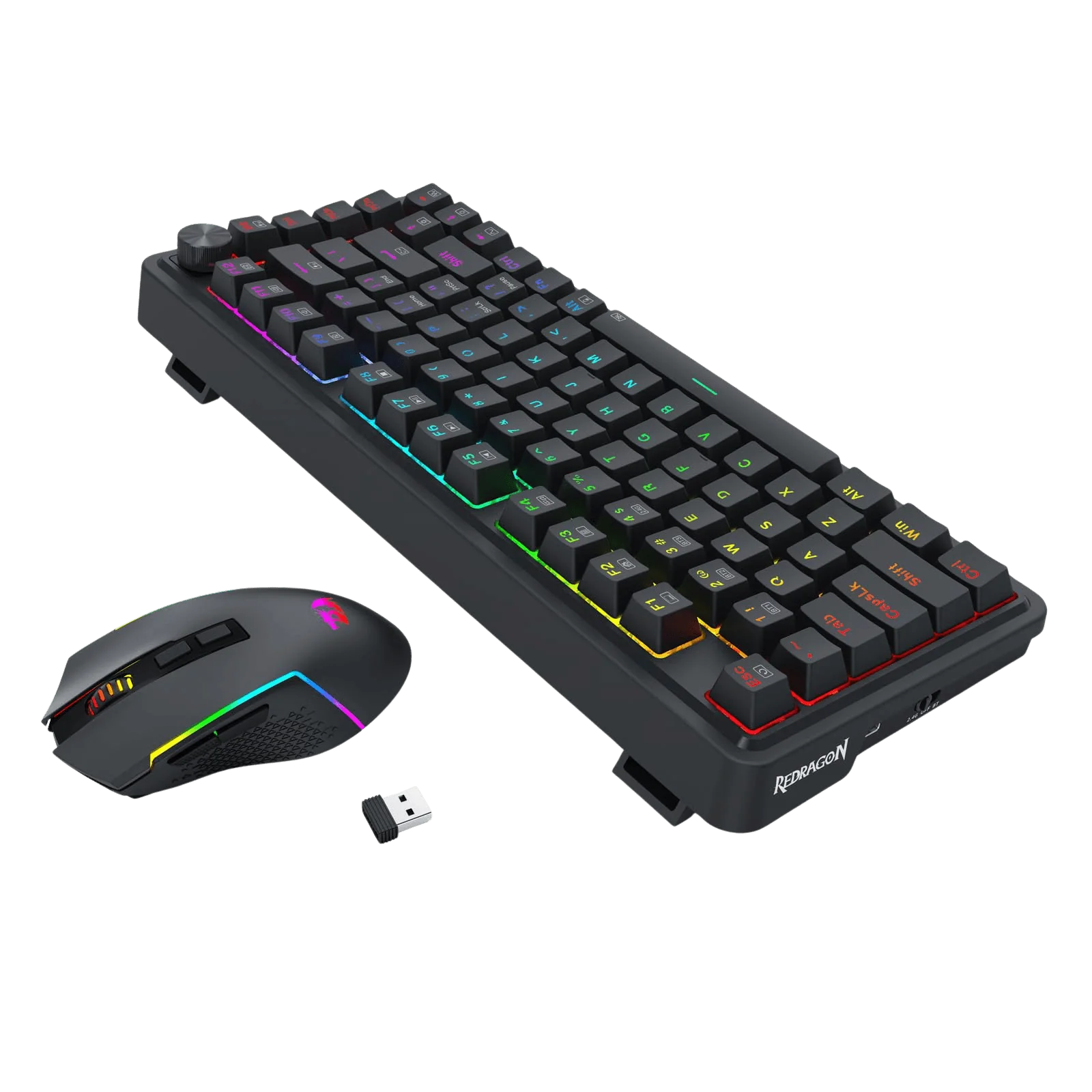S168 3-Mode Wireless Gaming Keyboard & Mouse Combo - Image 6