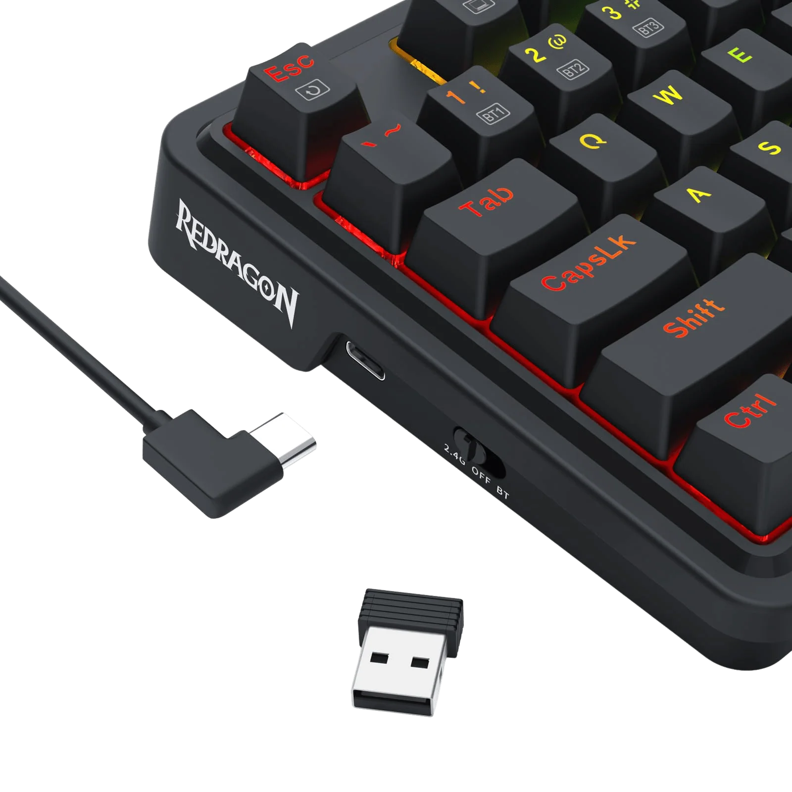 S168 3-Mode Wireless Gaming Keyboard & Mouse Combo - Image 7