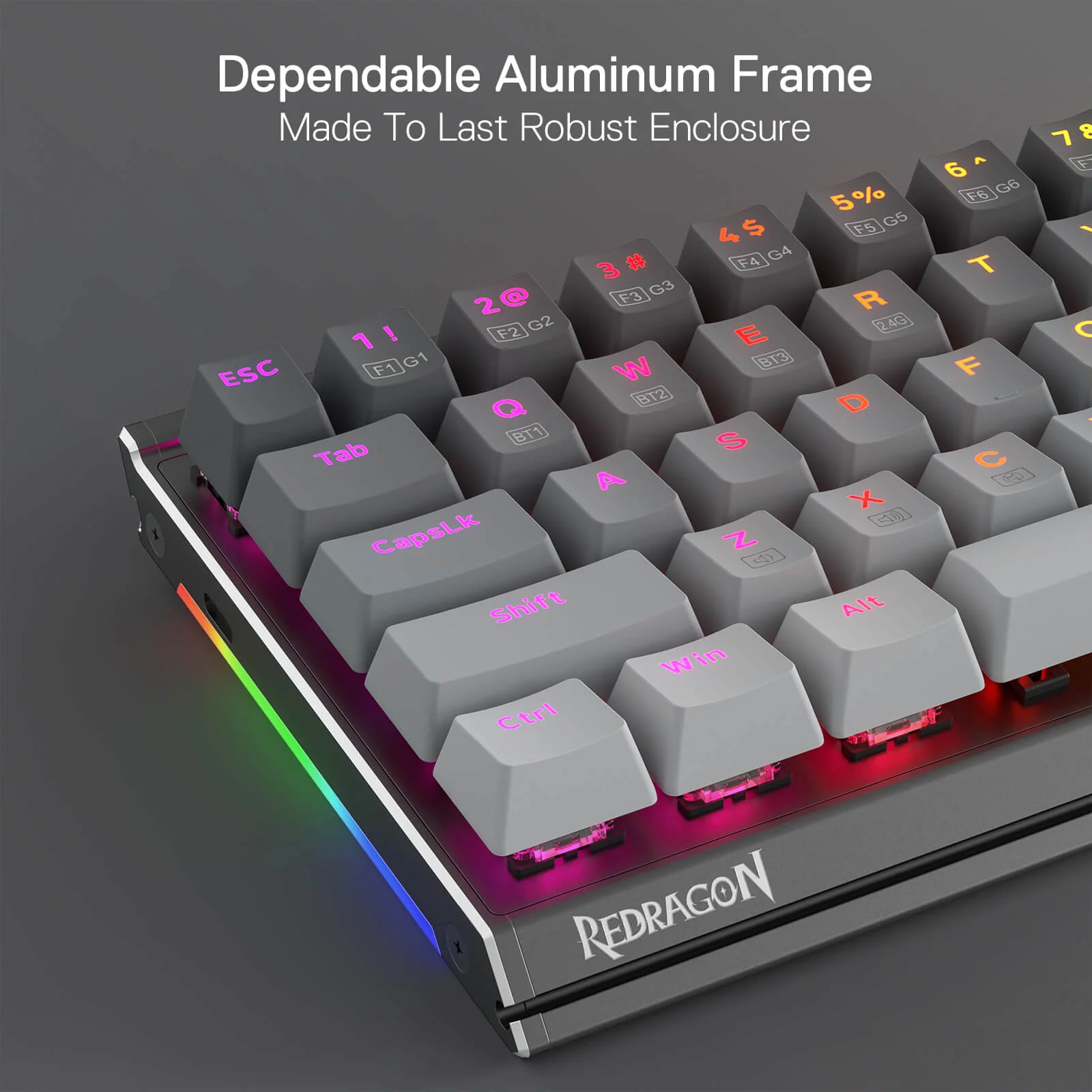 SHACO K641 Wired  Aluminum Keyboard - Image 3
