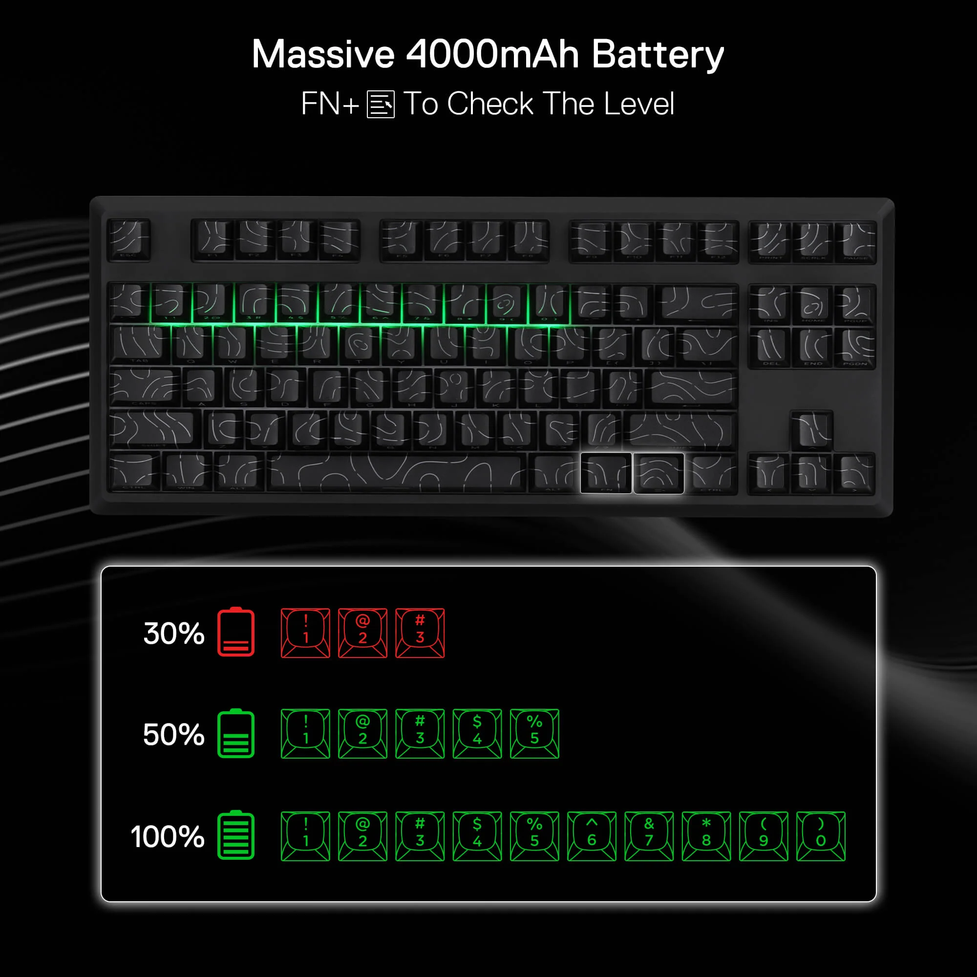 URANUS K737 PRO (Side Printed PBT Keycaps) - Image 9