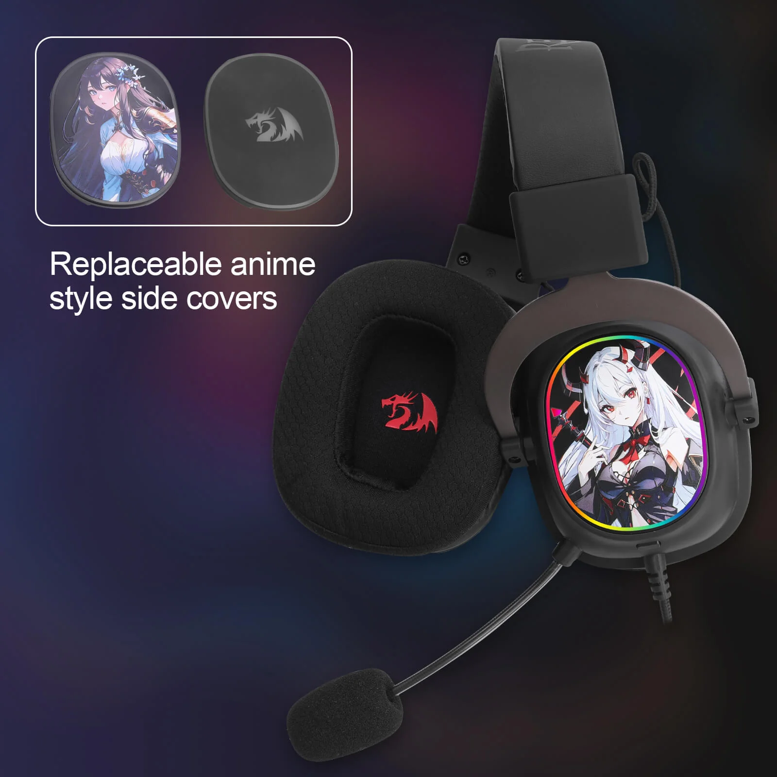 ZEUS H510 Customizable Anime Edition Headset - Image 6